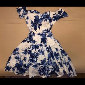 Blue Flower Dress